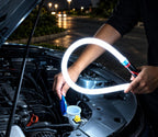 GripMag flexible LED work light in use