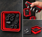 GripMag single silicone tray holding small parts