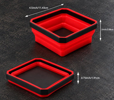 GripMag single silicone tray, side view